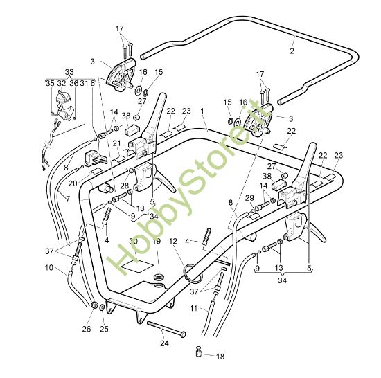 Picture of Comandi manubrio NTR 2250 D Transporter