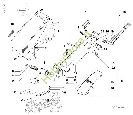 Picture of Piantone FC 30 M Falciatrice