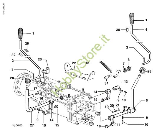 Picture of Comandi (Cambio) FC 30 M Falciatrice