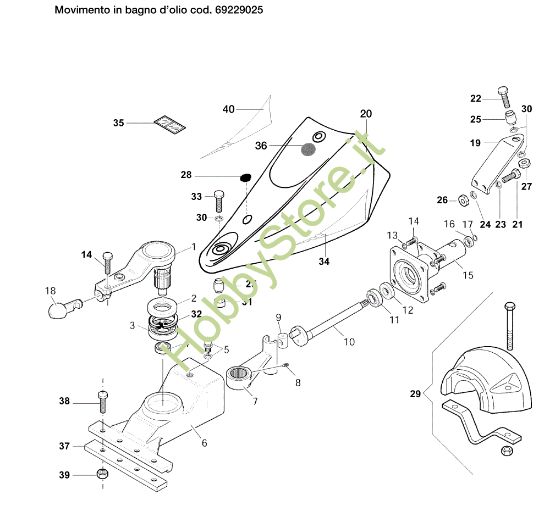 Picture of Barra semifitta 69229086/69229087/69229044 FC 30 M Falciatrice