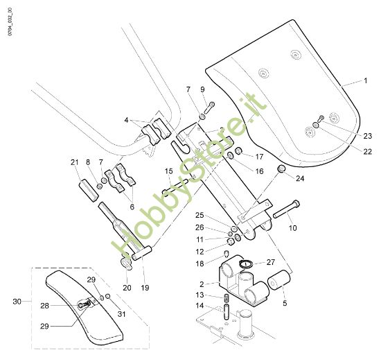 Picture of Piantone FC 30 H Falciatrice