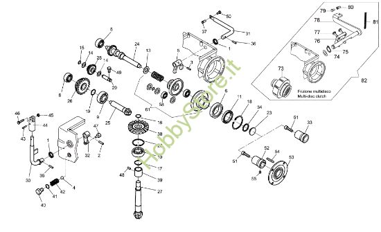 Picture of Ingranaggi 115 (Fino/Until 2011) Motozappa