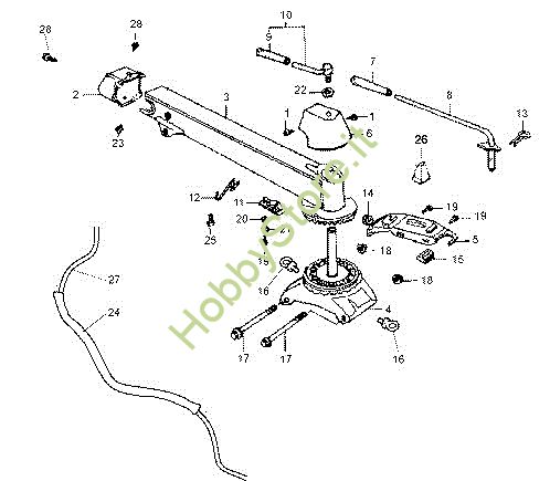 Picture of Stegola e comandi 160 (EN 709) Motozappa