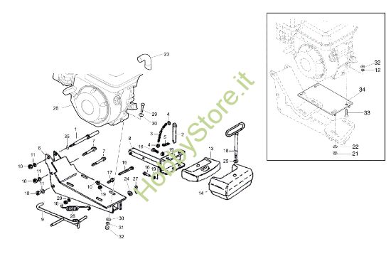 Picture of Carpenteria (1/2) 160 (EN 709) Motozappa