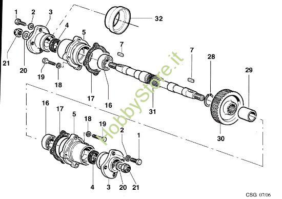Picture of Ponte KAM 4 (Fino/Until 2012) Motocoltivatore