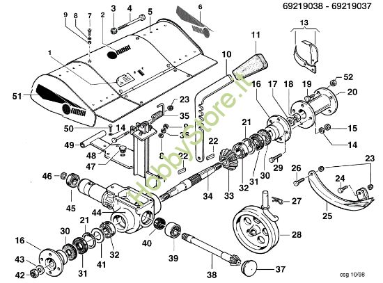 Picture of Fresa con quickfit 69219038/69219037 KAM 5 (Fino/Until 2012) Motocoltivatore