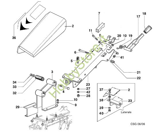 Picture of Piantone FC 20 L (Fino/Until 2009) Falciatrice