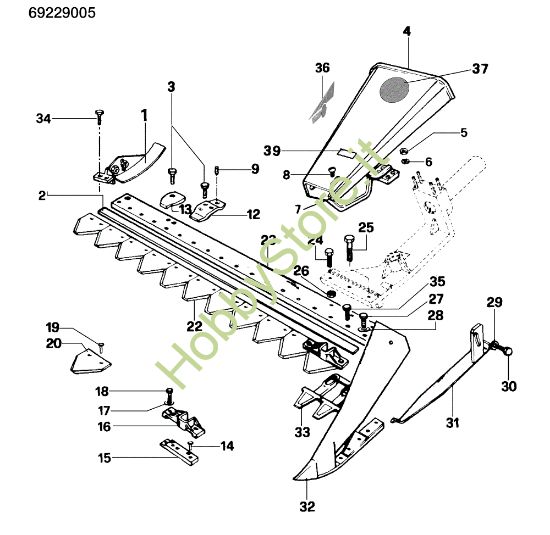 Picture of Barra falciante speciale 69229005 FC 20 L Falciatrice