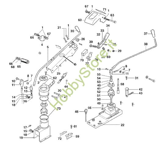Picture of Piantone e impedimenti MAK 17 Motocoltivatore