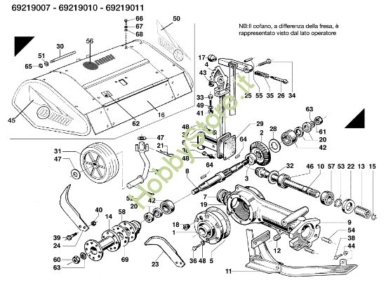 Picture of Fresa 69219007/69219010/69219011 MAK 17 Motocoltivatore