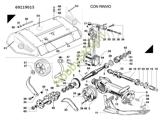 Picture of Fresa 69219015 MAK 17 Motocoltivatore