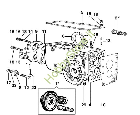 Picture of Scatola cambio MAK 18 Motocoltivatore