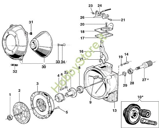 Picture of Frizione MAK 18 Motocoltivatore