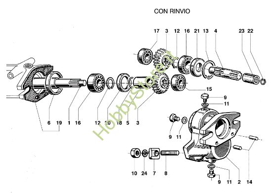 Picture of Rinvio MAK 18 Motocoltivatore