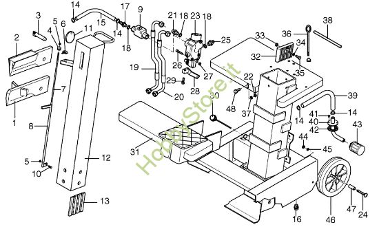 Picture of Basamento SPLIT 900 PTO Spaccalegna