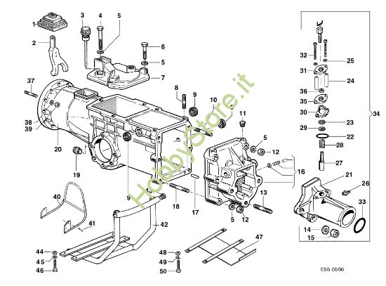 Picture of Scatola cambio FC 20 (Fino/Until 2009) Falciatrice