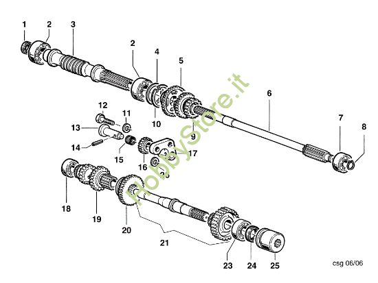 Picture of Ingranaggi (Cambio) FC 20 (Fino/Until 2009) Falciatrice