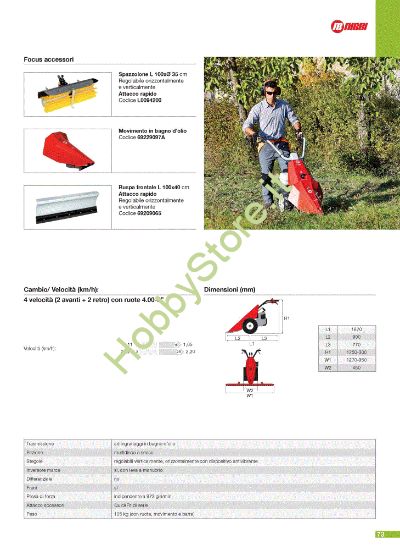 Picture of Accessori per falciatrici