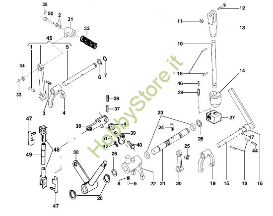 Picture of Comandi interni BRIK 3 (EN 709) Motocoltivatore