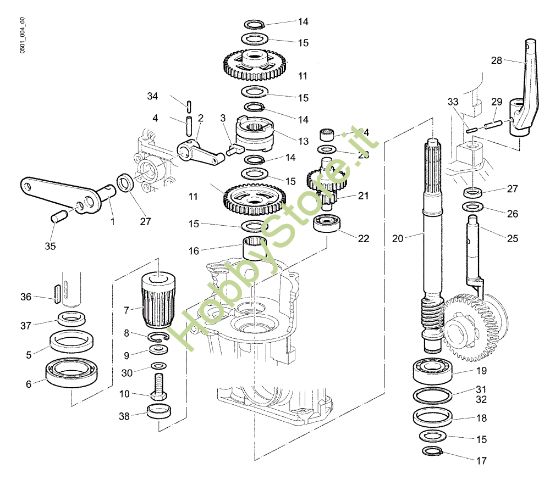 Picture of Ingranaggi (Cambio) 112 (EN 709) Motozappa
