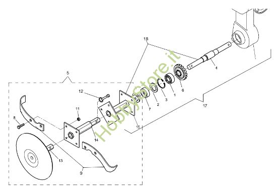 Picture of Fresa 115 (EN 709) Motozappa