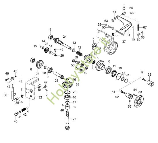 Picture of Ingranaggi 115 (EN 709) (K800 H - SN T210) Motozappa