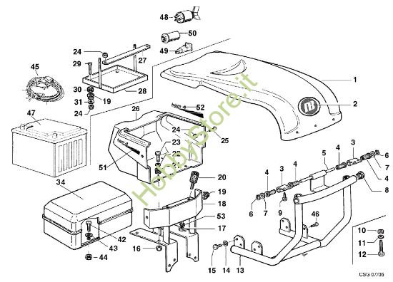 Picture of Cofano ad iniezione KAM 4 (EN 709) Motocoltivatore