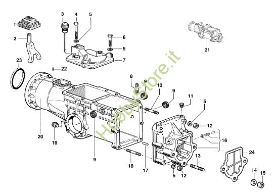 Picture of Scatola cambio KAM 4 (EN 709) Motocoltivatore