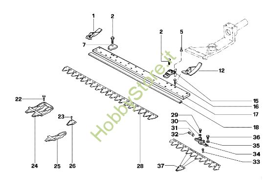 Picture of Barra falciante speciale 69229017/69229019/69229043 MAK 16 (EN 709) Motocoltivatore