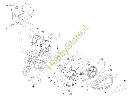 Picture of Gruppo (Cofanatura) 102 S Motozappa