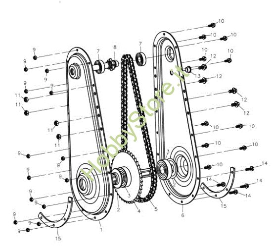Picture of Ingranaggi 095 (K800 H - SN TA32) Motozappa