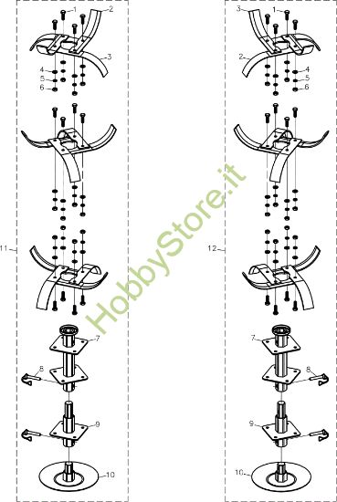 Picture of Fresa 104 (K800 HC) Motozappa