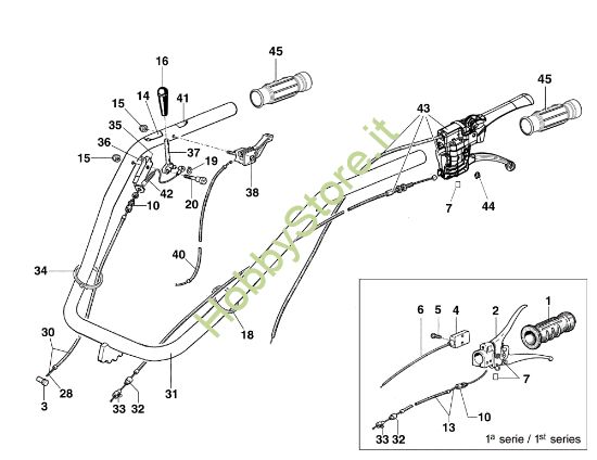 Picture of Stegole e comandi FC 120 (K800 H) Falciatrice