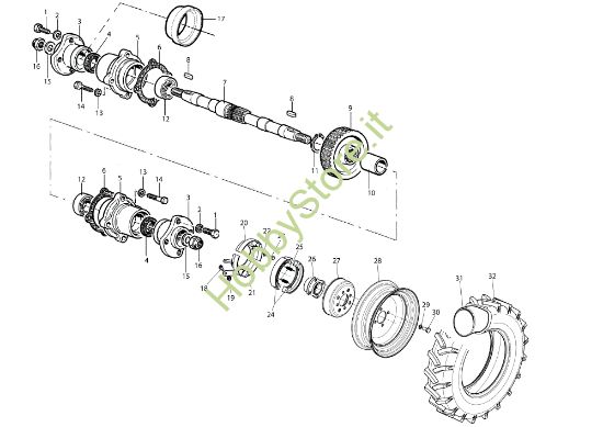 Picture of Ponte e ruote (da 2019) BRIK 5 S Motocoltivatore