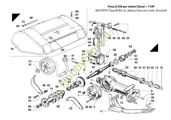 Picture of Fresa 69219079 MAK 18 S Motocoltivatore