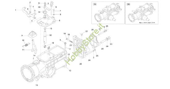 Picture of Scatola cambio KAM 7 S Motocoltivatore