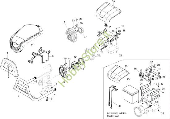 Picture of Frizione (dopo 2019) KAM 7 S Motocoltivatore