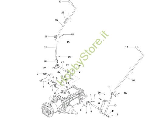 Picture of Comandi interni KAM 7 S Motocoltivatore