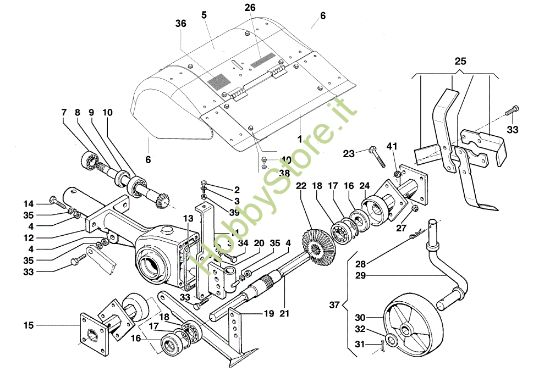 Picture of Fresa 69219111/69219108 BRIK 1 S Motocoltivatore