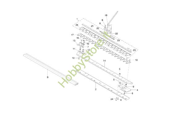 Picture of Barra falciante 69222011 BRIK 1 S Motocoltivatore