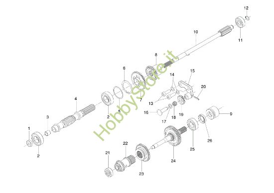 Picture of Ingranaggi (Cambio) FC 130 S Falciatrice