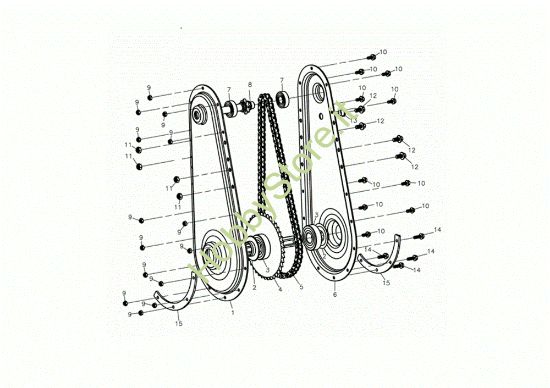 Picture of Ingranaggi 095 S (K800 HT - EURO5) Motozappa