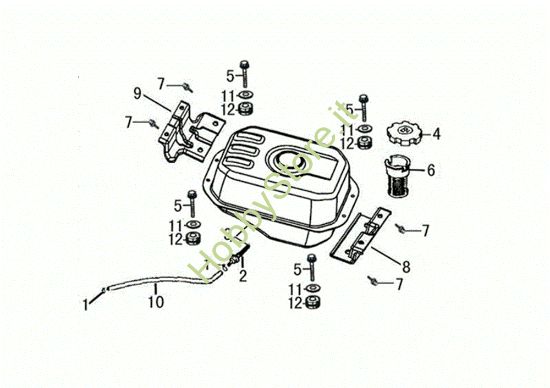 Picture of Serbatoio NTS 65 (K1100 H) Trinciasarmenti