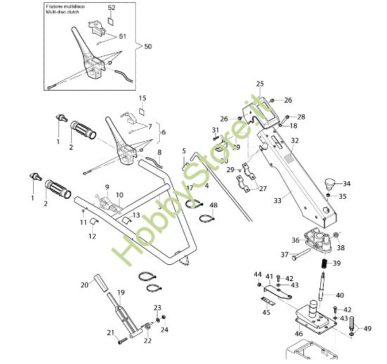 Picture of Stegola e comandi 115 (2019) (K800 H) Motozappa