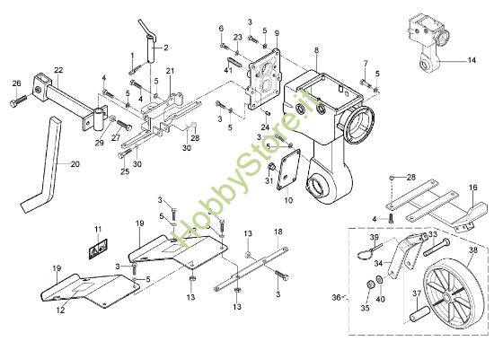 Picture of Scatola cambio 115 (2019) (K7000 HD) Motozappa