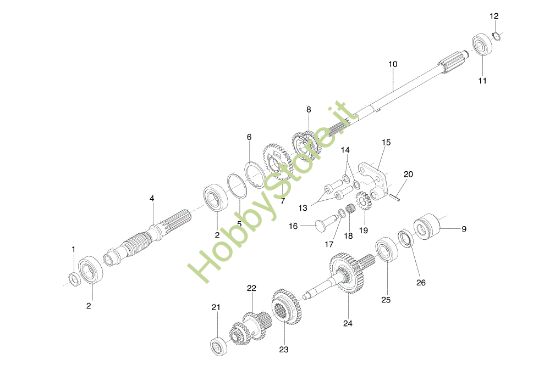 Picture of Ingranaggi (Cambio) FC 145 S Falciatrice