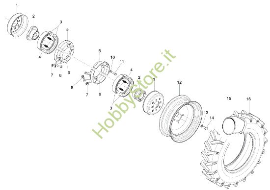 Picture of Freni e ruote FC 150 S Falciatrice