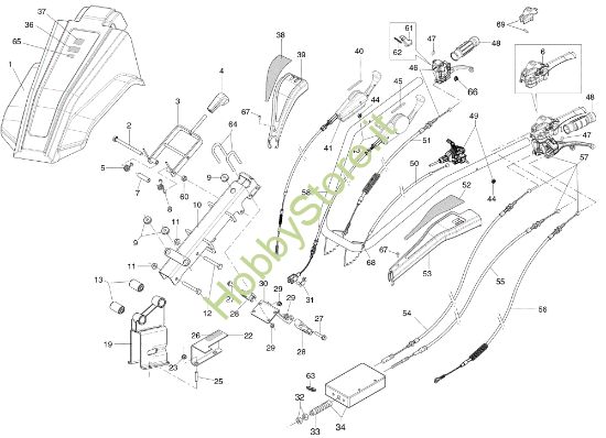 Picture of Piantone e stegole FC 150 S Falciatrice