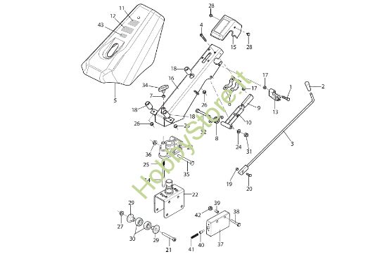 Picture of Cofano e piantone FC 120 S Falciatrice