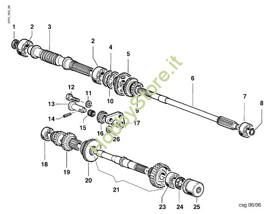 Picture of Ingranaggi (Cambio) (2/2) FC 150 MS Falciatrice